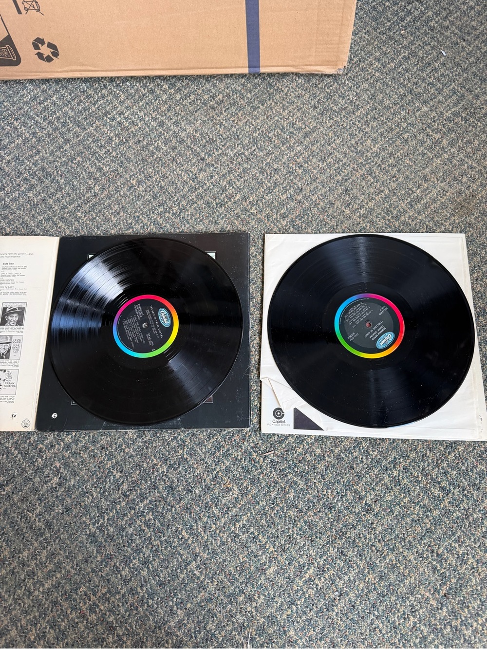 Frank Sinatra Vintage Vinyl Records - Picture 2 of 2